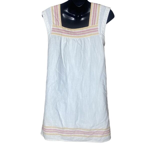 Faherty hailee dress apres soleil stripe xs organic cotton summer Lagenlook - Picture 13 of 13